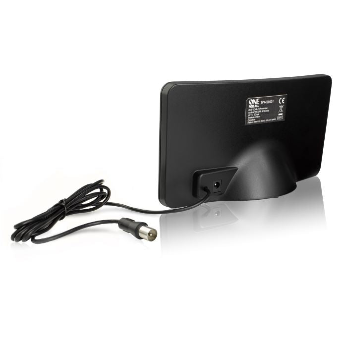 One For All Digital Antenna, Indoor, DVB-T/T2, Amplified, 15km