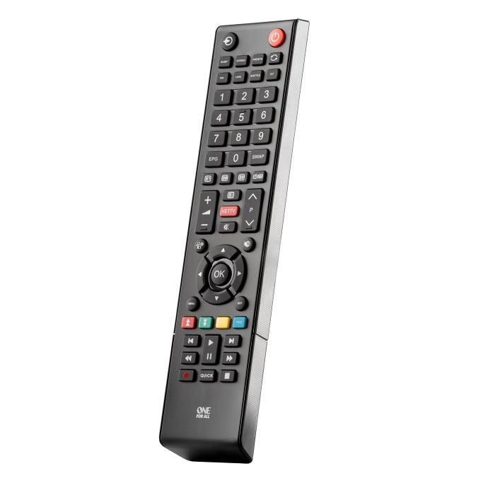 One For All Toshiba TV Replacement Remote Control, no setup required, Learning function, IR - URC1919