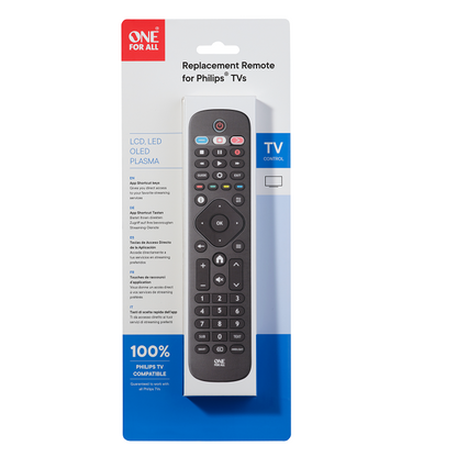 One for All, Philips TV Replacement Remote Control - URC4913