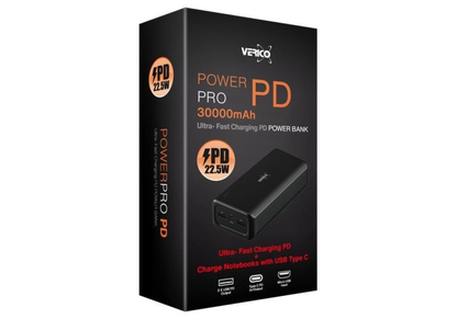 Verico Powerbank PD 30000mAh - 4PW-PDDBK1-NN