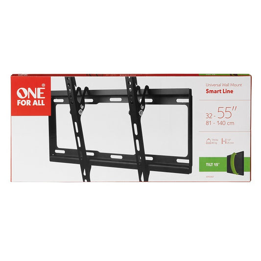 One For All Wall Mount, Smart, Tilt, Screens 32" To 65", Max Load 80 kg - WM2421