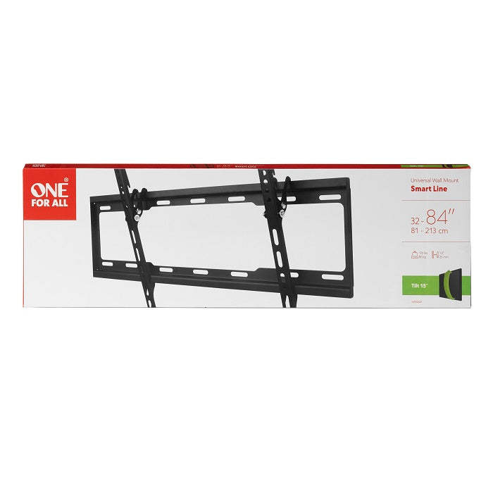 One For All Wall Mount, Smart, Tilt, Screens 32" To 84", Max Load 80kg - WM2621